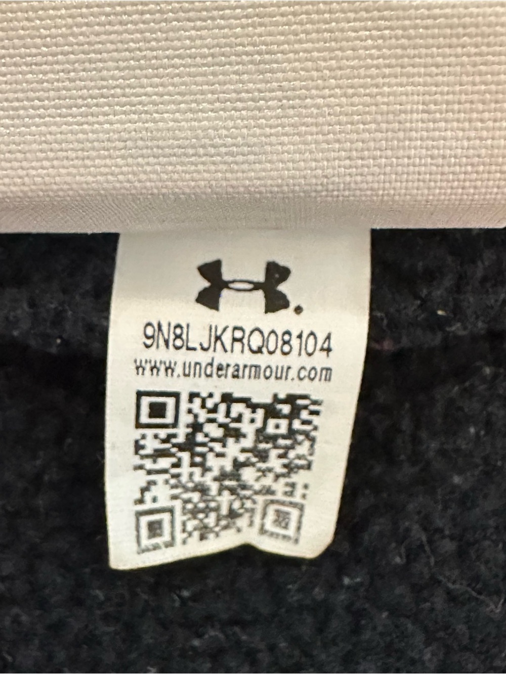 Under Armour Black Hoodie with Pink RealTree Logo and Trim Kangaroo Pocket Sz M - Picture 12 of 12